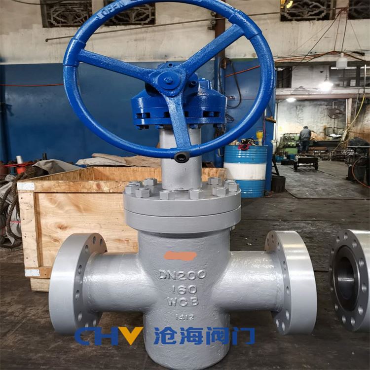 Z643Y-200高壓鑄鋼氣動平行式單閘板閘閥